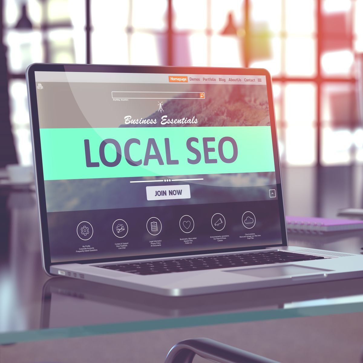 Modern local business website design optimized for conversions